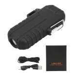 Briquet électrique d'extérieur à double arc, lampe de poche portable étanche, briquet de charge à impulsion, ... Briquet électrique d'extérieur à double arc, lampe de poche portable étanche, briquet de charge à impulsion, ...