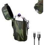 Briquet electrique tempête étanche à double arc électrique, rechargeable par usb, briquets plasma sans ... Briquet electrique tempête étanche à double arc électrique, rechargeable par usb, briquets plasma sans ...