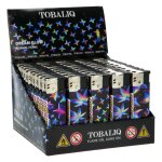 Briquet electronique tobaliq dream glow leaf x50