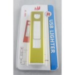 Briquet usb �lectronique rechargeable or