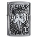 Briquet zippo gemeaux