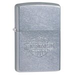Briquet zippo harley davidson logo classique - street chrome