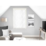 Brise bise 60x90 cm liane blanc, par soleil d'ocre