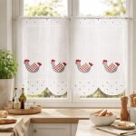 Brise bise aux broderies de poules