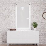 Brise bise en coton 60x120 cm romance, par soleil d'ocre