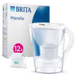 Brita carafe filtrante marella blanche + 12 cartouches filtrantes maxtra pro all - in - 1 - nouveau maxtra ...