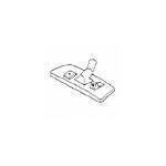 Brosse 2 positions ru01 ru05 ru36 ru45 ru061 ro1224 ro546311 ro542111 aspirateur moulinex cek154