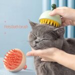 Brosse de bain pour chien et chat, peigne de shampoing, accessoire de toilettage, elimine les poils longs ...