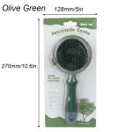 Brosse de bain double face en plastique pour animaux de compagnie, peigne pour chien, massage, poils ... Brosse de bain double face en plastique pour animaux de compagnie, peigne pour chien, massage, poils ...