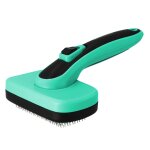Brosse a cheveux en acier inoxydable, peigne pour chien et chat, poils courts, brosse a aiguille, sous ...