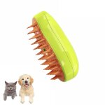 Brosse a cheveux de bain en silicone souple pour chat et chien, peigne de massage a vapeur, vaporisateur ...
