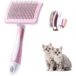 Brosse chiens chats, brosse pour chat, brosse autonettoyante pour animaux de compagnie, brosse pour poils ...