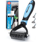 Brosse chiens & chats a poil long, peigne démêlage professionnel, pour sous poil et n?uds, etrille démêlant ... Brosse chiens & chats a poil long, peigne démêlage professionnel, pour sous poil et n?uds, etrille démêlant ...