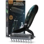 Brosse chiens & chats a poil long, peigne dmlage professionnel, pour sous poil et noeuds, etrille dmlant ...