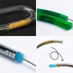 Brosse de drainage flexible a double extrémité de 67 pouces pour le nettoyage des aquariums et des eviers ... Brosse de drainage flexible a double extrémité de 67 pouces pour le nettoyage des aquariums et des eviers ...