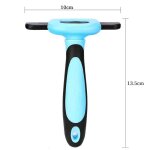 Brosse d'pilation automatique pour animaux de compagnie, peigne a poils de chien, acier inoxydable, ...