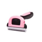 Brosse d'pilation automatique pour animaux de compagnie, peigne a poils de chien, acier inoxydable, ...