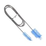 Brosse de nettoyage pour aquarium, brosse tubulaire pour tube flexible en acier inoxydable de 155 mm, ...