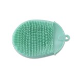 Brosse de nettoyage en silicone souple 1 pice, tampon a rcurer, eponge de lavage, bol a vaisselle, ...