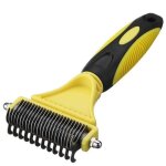 Brosse professionnelle pour chien d�m�lant le r�teau de peigne pour animaux de compagnie s�r et efficace ...