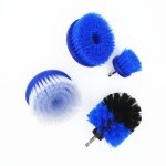 Brosses � r�curer pour perceuse pack de 4 bleu