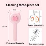 Brosse de toilettage pour animaux de compagnie, pour chats, elimine les poils, epilateur pour animaux ...