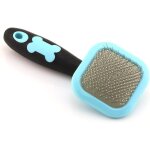 Brosse de toilettage polyvalente pour chiens et chats : epilation, massage et soin du sous - poil pour ...