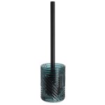 Brosse a toilettes sur pied verre vert fiordaliso