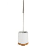 Brosse wc � poser - bambou et c�ramique wenko
