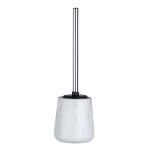 Brosse wc design effet marbre adrada - blanc