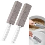 Brosse wc avec pierres ponces naturelles, pack de 2 Brosse wc avec pierres ponces naturelles, pack de 2