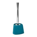 Brosse wc avec support conique bleu canard