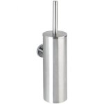 Brosse wc avec support mural - bosio - acier inox wenko