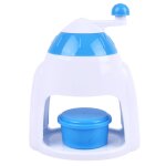 Broyeur de glace manuel ergonomique avec tasse, outil de cuisine de bar, manivelle d't pour dchiqueter ...