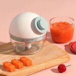 Broyeur manuel anglais pour complments alimentaires pour enfants, broyeur de lgumes hachs, viande, ...