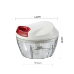 Broyeur manuel multifonction de fruits et lgumes, nouveau style, design a haute vitesse, broyeur a viande, ...