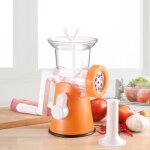 Broyeur de viande manuel portable en acier inoxydable, broyeur de fruits et légumes, trancheur d'aliments, ... Broyeur de viande manuel portable en acier inoxydable, broyeur de fruits et légumes, trancheur d'aliments, ...