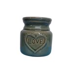 Br�le parfum love vert en c�ramique 8 cm