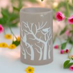 Br�le parfum treebee en c�ramique grise