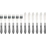 Assiette - bugatti - aladdin - 6 pi�ces - porcelaine - noir