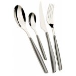 Couverts - bugatti - glamour - 24 pi�ces - poign�e argent�e - inox