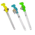 Bulle de savon bouchon dinosaure 110ml 37cm