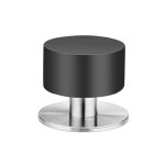 Bute de porte auto - adhsive sans poinonnage, 2 pices, bouchon rond en acier inoxydable, protection ...