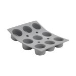 De buyer - moule 9 mini muffins elastomoule - multicolore De buyer - moule 9 mini muffins elastomoule - multicolore