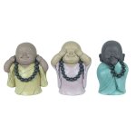 By sigris budas con collar de las tres virtudes incluye 3 unidades figuras budas colecci�n oriental decor ...