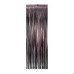 C&l rideau lam� - chocolat noir matte
