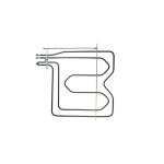 Ca5a005a7. resistance de grille 1400 w fagor