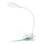 Cabado led 2 lampe pince & clip on lampe blanc