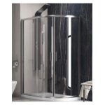 Cabine de douche d'angle � de cercle flora 650 90x120 h. 190 cm - blanc - droite - blanc - -