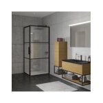 Cabine de douche d'angle grid 201 riho 80x90 x200cm - -